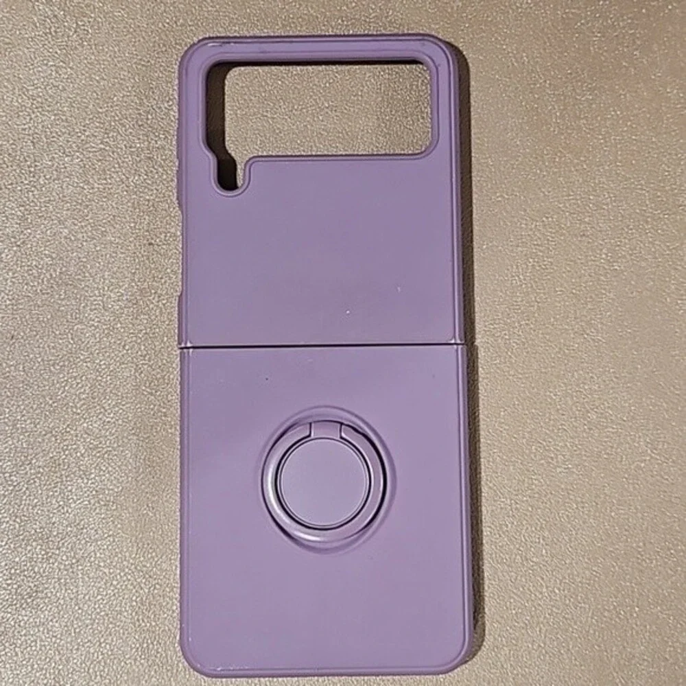 Samsung Z Flip 4 Dusty Purple Cover Case with Ring